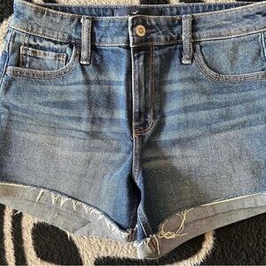 Hollister Midi Denim Shorts